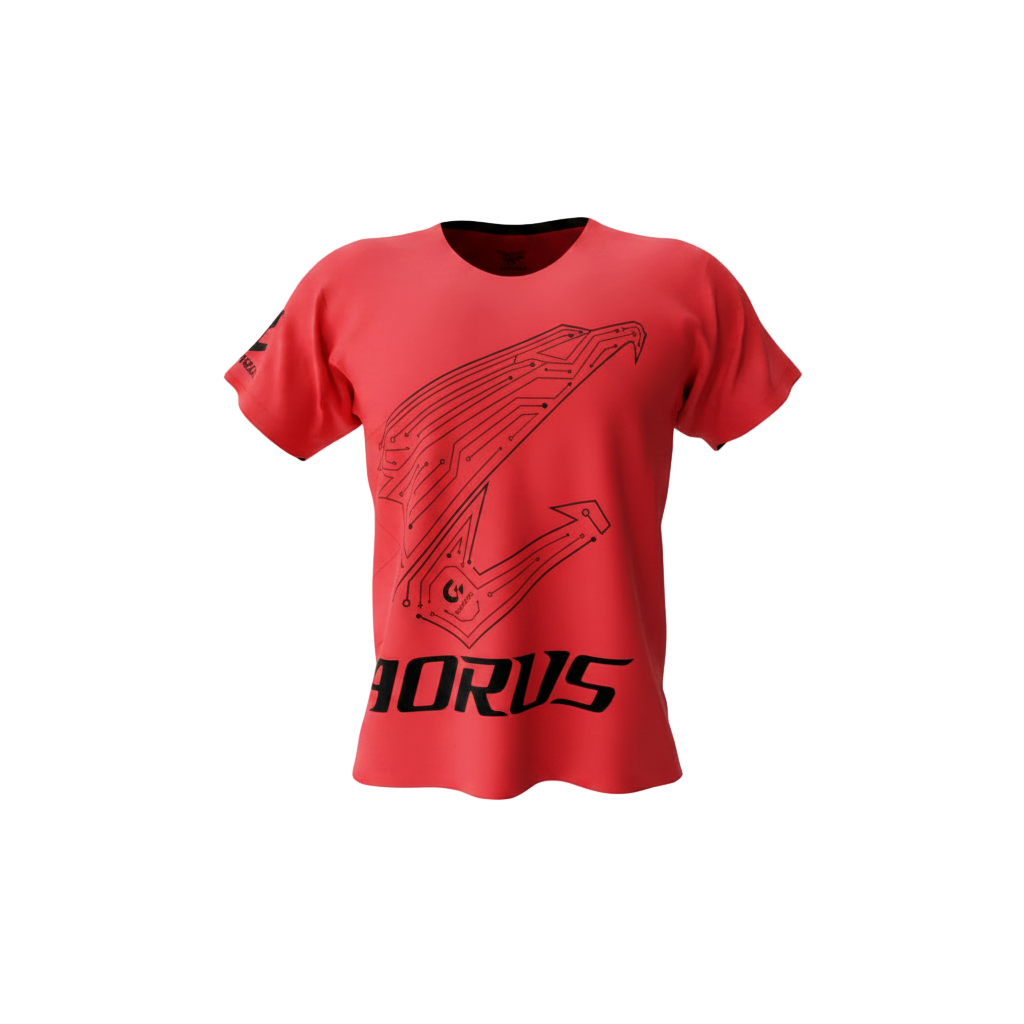 Red T-shirt — background removed, transparent PNG